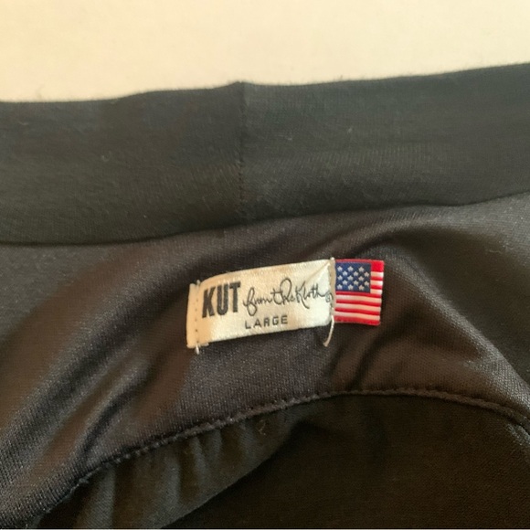 Kut From The Cloth Black Cowl Neck Top - Picture 2 of 3